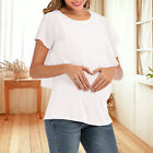 Pregnant Women Chiffon Tunic Tops Maternity Breastfeeding Casual T-Shirt Blouse