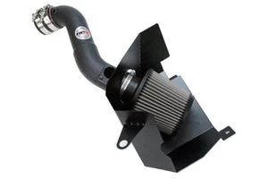 HPS Performance 827-599WB Cold Air Intake Kit with Heat Shield Black Short Ram - Picture 1 of 4