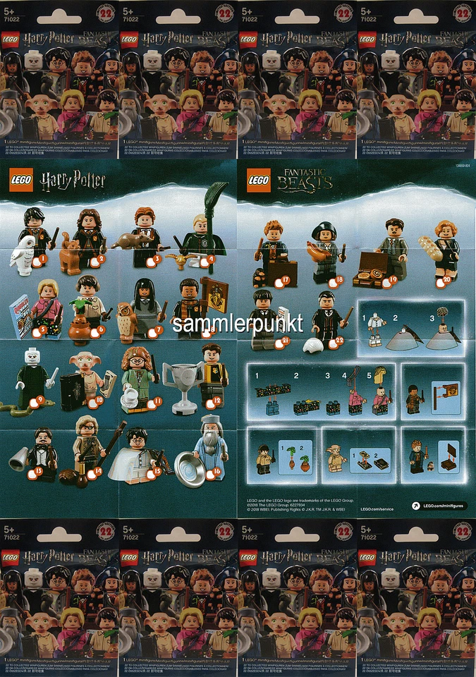 1 LEGO® MINIFIGUR -im DVB oder OVP- Ihrer Wahl aus Harry Potter - LEGO #71022 - Bild 1 von 1
