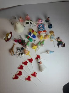 Lote de adornos para pasteles vintage A5 - Imagen 1 de 17