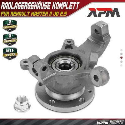 Knuckle wheel bearing housing complete front right for Renault Master II JD 2.5 - Image 1 of 4