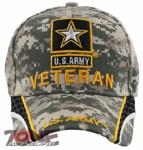 NEU! US ARMY STAR VETERAN SIDE LINE BALL CAP MÜTZE ACU CAMO - Bild 1 von 4