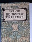 The Importance Of Being Earnest 1895 Play By Oscar Wilde