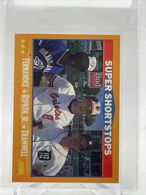 Tarjeta 1988 Score Tony Fernández/Cal Ripken, Jr./Alan Trammell #651 envío gratuito Foto 1 de 3