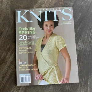 Interweave Knits magazine Spring 2007 Entrelac Knitting 20 Projects Joan McGowan - Picture 1 of 9