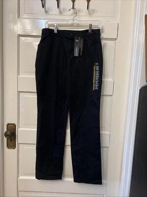 Lee Women Wrinkle Free Relaxed Fit Straight Leg Pant, Black Sz 6 Med New W Tag - Image 1 of 4