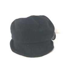 Auth LANVIN en Bleu - Black Gray Wool Polyester Nylon Hat