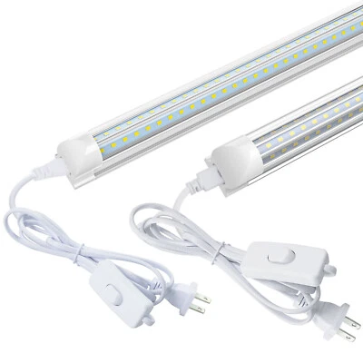 18W 28W T8 2FT Integrated LED Tube Light Bulb 5000K~6500K LED Shop Light Fixture - Image 1 of 4