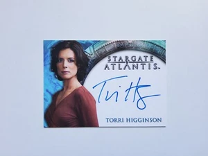 Stargate Atlantis Season 3 & 4 Auto Torri Higginson as Dr. Elizabeth Weir - Picture 1 of 2
