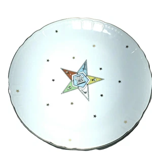 Vintage Order of the Eastern Star LEFTON OES Star Plate USA 9.25 In - Picture 1 of 6