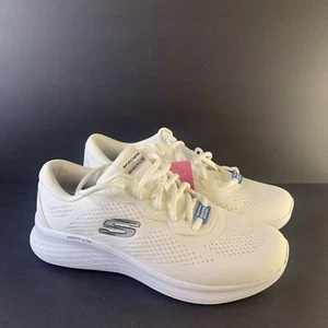 Skechers Sketch-lite Pro White Washable Vegan Size 9.5 Sneaker - Picture 1 of 6