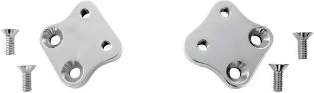 Placa adaptadora Accutronix Kick Back 1 1/8" trasera y 1" arriba cromada #FCKB102-C Foto 1 de 1