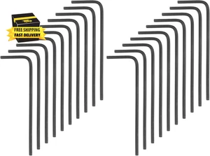 20Pcs Hex Key Wrench 1/20" L-Shape Hexagon SAE Wrenches Chrome Vanadium Steel Re - Picture 1 of 8