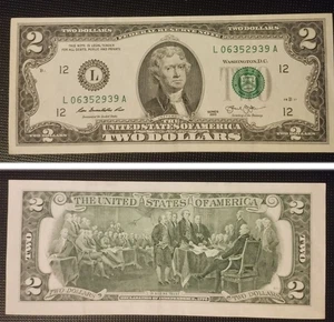 2$ Bill - 2013 - Part 10 of 10 - HTF - USA - Shipping from EU - Picture 1 of 1
