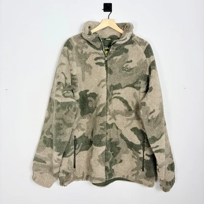 Chaqueta bereber camuflaje Cabelas 4most cortavientos camuflaje cremallera completa abrigo 2XL caza Foto 1 de 4