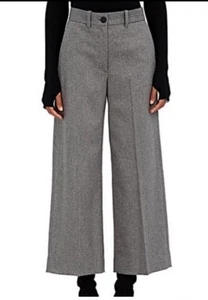 Rag & Bone Cropped Wide Leg Wool Trouser Pants - sz 4 - Picture 1 of 11