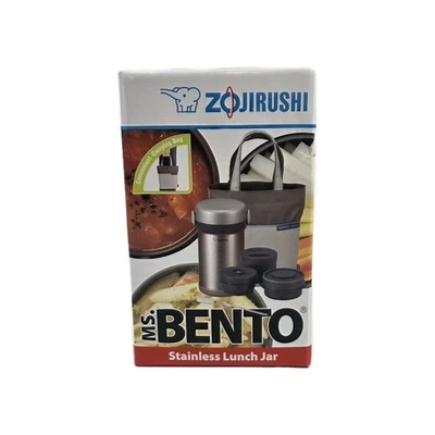 MS BENTO ZOJIRUSHI Stainless Lunch Jar SL NCE09 Hot & Cold Storage - New Item - Image 1 of 4