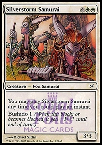 Silverstorm Samurai 4x FOIL BOK MTG Betrayers Kamigawa Common MINT white - Picture 1 of 1