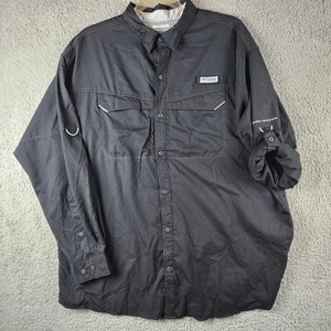 Columbia Omni-Shade Shirt Mens 2XL Long Sleeve UV Protection Pockets FM7074 - Picture 1 of 7