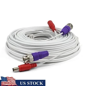 50ft BNC Security Camera Extension Cable UL Certified Fire Resistant DVR Install - Picture 1 of 3
