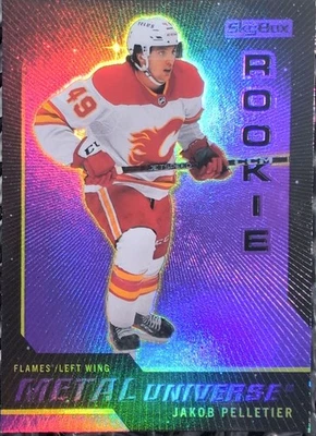 2023-24 Rookie Retros Spectrum FX Purple #R41 Jakob Pelletier 095/199 - Image 1 of 2