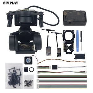 C-20T 3-Axis FPV Gimbal PTZ+USB Debugging Module Kit+ Headtraker Wireless Kit - Picture 1 of 8