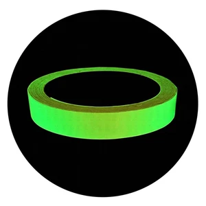 20mm x 10 Metres - Glow in the Dark Self-adhesive Photoluminescent Marking Tape - Picture 1 of 5