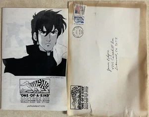 1989 One of a Kind Art Japanimation Specialty Collectors List-Letter & Envelope - Picture 1 of 10