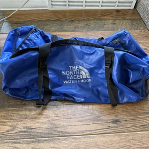 The North Face Waterproof Duffel Bag Blue 33" Large Gear Travel Bag - Bild 1 von 7