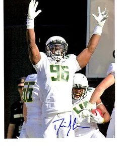 Foto de fútbol americano autografiada de Dion Jordan Oregon Ducks 2013 firmada a mano - Imagen 1 de 1