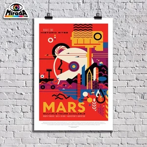 POSTER MANIFESTO NASA ESOPIANETI VINTAGE NASA MARS COLLEZIONE 10 ARTE TOPQUALITY - Imagen 1 de 1