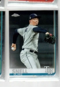 Blake Snell 2019 Topps Chrome Base Card # 76 Blake Snell Tampa Bay Rays - Picture 1 of 2