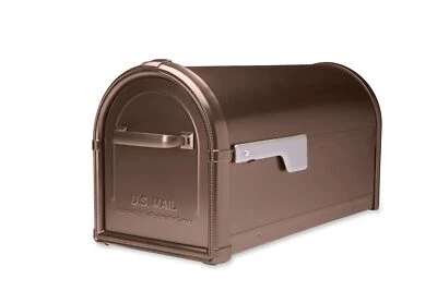 Architectural Mailboxes Hillsborough Galvanized Steel Post Mount Mailbox, Com... - Image 1 of 4