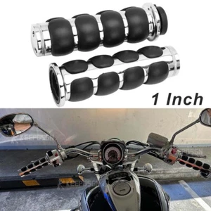For Harley Touring Electra Glide Ultra Classic 1" Motorcycle Handlebar Hand Grip - Picture 1 of 9