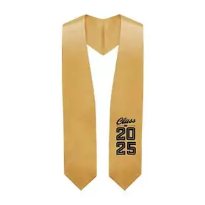 Endea Graduation Antique Gold Class of 2025 Graduation Stole/Sash - Picture 1 of 7