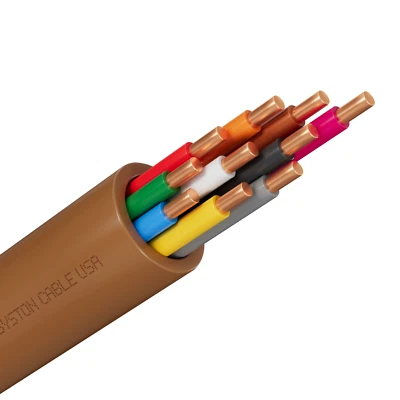 Cable de control de climatización termostato Syston 18/10 18 AWG 10 conductores cobre CL3R Foto 1 de 4