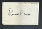 Ronald Reagan signed album page 40th President of the United States of America