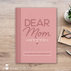 Dear Mom Memorial Journal Personalized Mom Memorial Grief Gifts Letters Journal - Picture 1 of 18