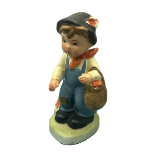 Vintage Japan Hummel Type Boy Figurine Fun - Picture 1 of 10