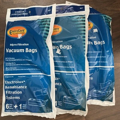 Bolsas de vacío Electrolux estilo R - 3 PACKS 18 BOLSAS Y 3 FILTROS EN TOTAL Foto 1 de 4
