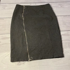 Minigonna Noir con zip, taglia small, misto viscosa, nera, lavabile a mano - Foto 1 di 8