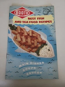 1956 BOOTH Best Fish And Sea Food Recipes Booklet 15 pages - Picture 1 of 5