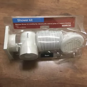 Manrose VDISF100S Bathroom Shower Fan Kit - 100mm - Picture 1 of 3