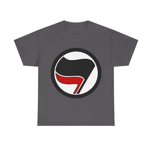 T Shirt Top Oberteil Sommer Herren Männer Unisex Antifa - Picture 1 of 53