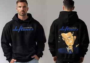 DEFTONES AROUND THE FUR ALBUM BLACK HOODIE EG1106 - Picture 1 of 2