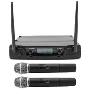 Radiomicrofono UHF Doppio Palmare 825.7 MHz - 831.2 MHz - Foto 1 di 4