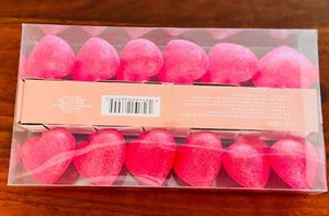 12 Count Pink Heart Valentines Day String Lights - Picture 1 of 1