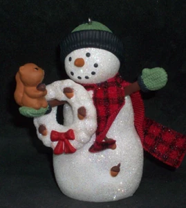 Hallmark 2013 Happy Holiday Friends - Snowman - NIB - Picture 1 of 14