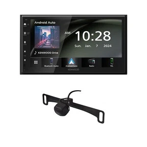 KENWOOD DMX40S Car Stereo, Apple CarPlay, Android Auto, CMOS-230LP Backup Camera - Picture 1 of 17