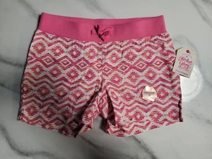 Faded Glory Girls Pull On Shortie Short Strawberry Aztec NWT - Picture 1 of 5